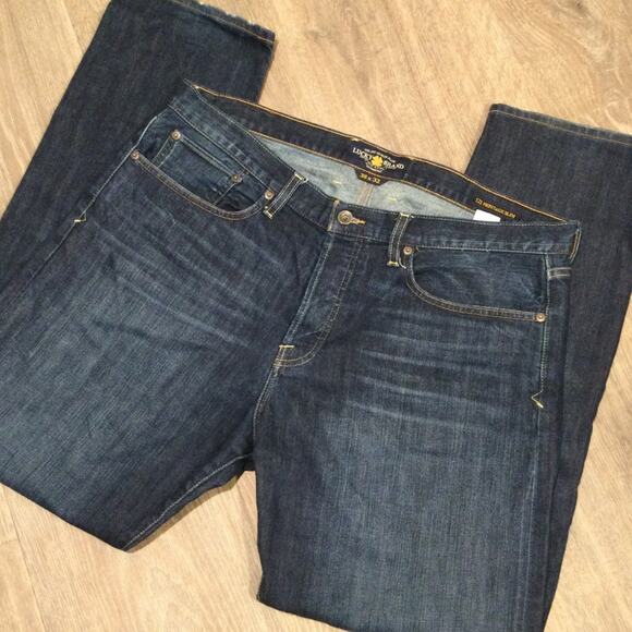 Lucky Brand 121 Heritage Slim denim jeans 38 x 32 - Picture 1 of 8